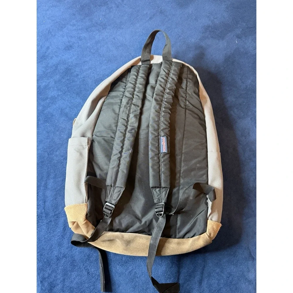 JanSport Right Pack Backpack Gray Suede Bottom Mens Bag